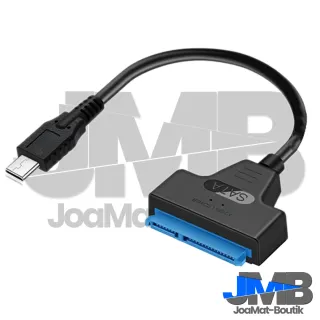 Adaptateur Type-C vers SATA pour Disque Dur 2.5" (HDD / SSD)